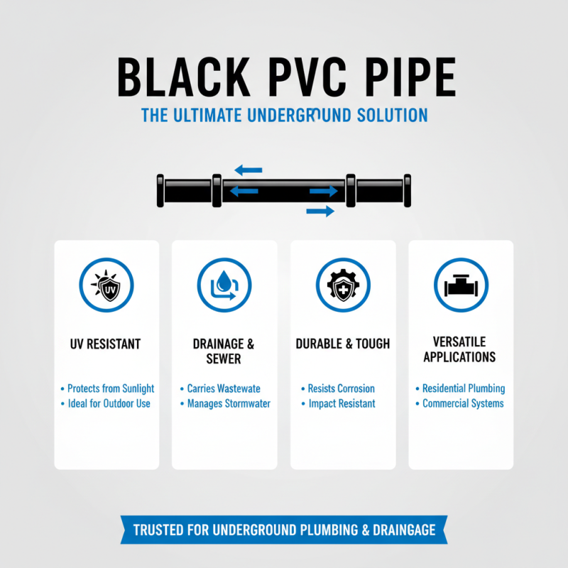 How to Use Black PVC Pipe for Plumbing and DIY Projects