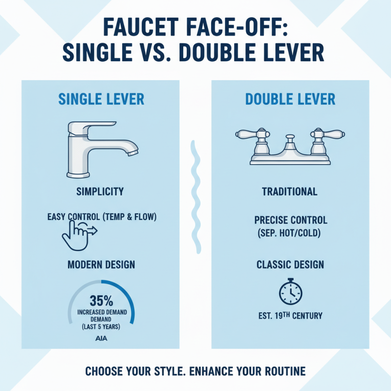 Top Faucet Lever Styles for Your Bathroom Upgrade