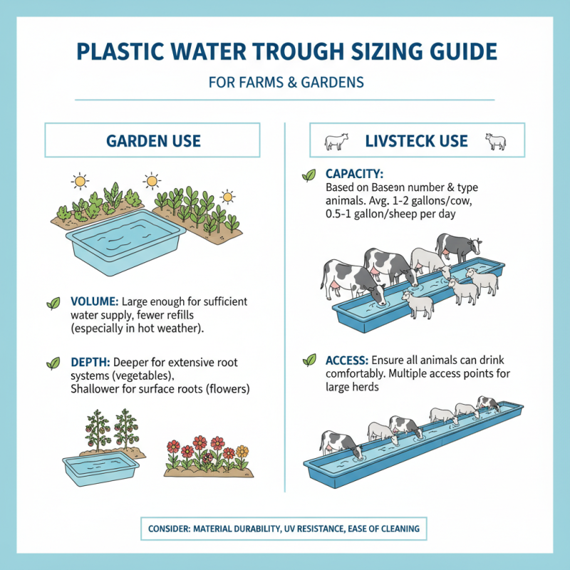 How to Choose the Best Plastic Water Trough for Your Farm or Garden Needs
