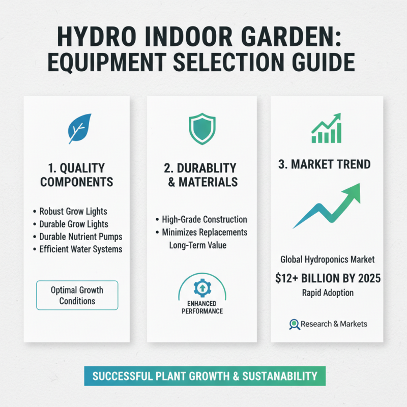 How to Choose the Best Hydroponic Equipment for Your Indoor Garden
