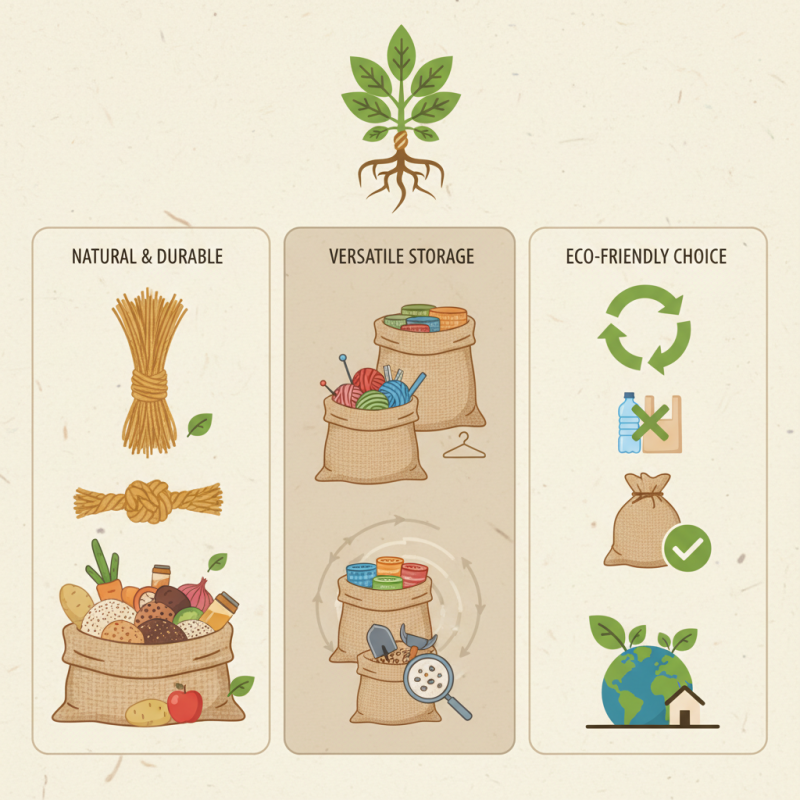 How to Choose and Use Jute Sacks for Eco-Friendly Storage Solutions