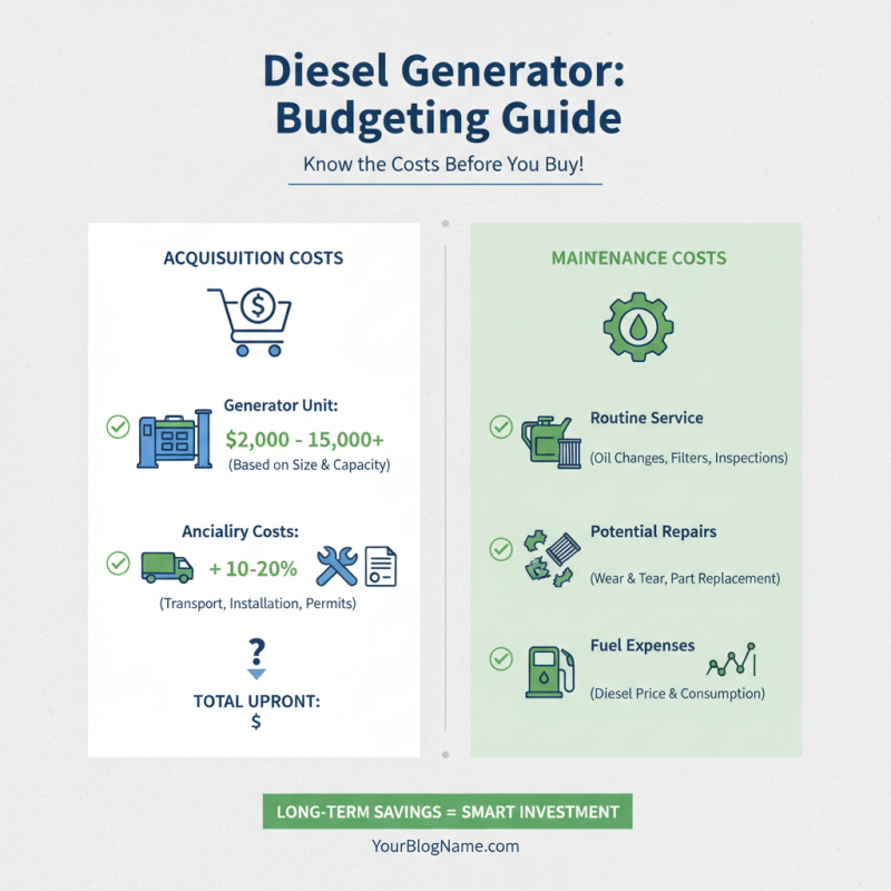 How to Choose the Best Diesel Powered Generator for Your Needs