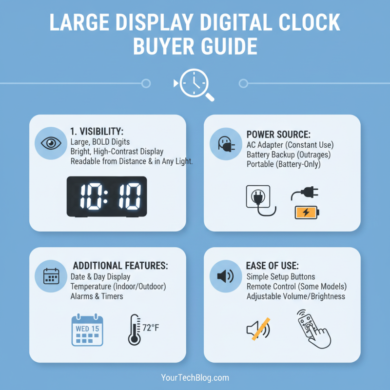 2025 Top Large Display Digital Clock Features Buyers Guide and Reviews