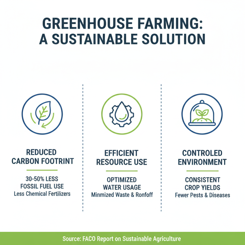 Top Benefits of Using Agricultural Greenhouses for Sustainable Farming