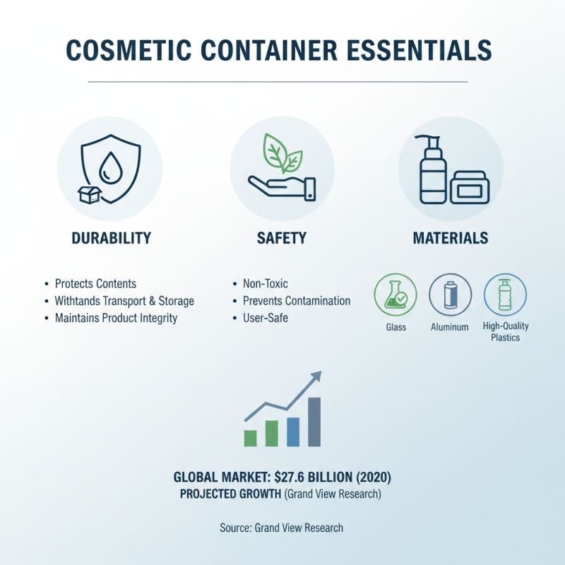10 Essential Tips for Choosing the Best Cosmetic Containers for Your Products