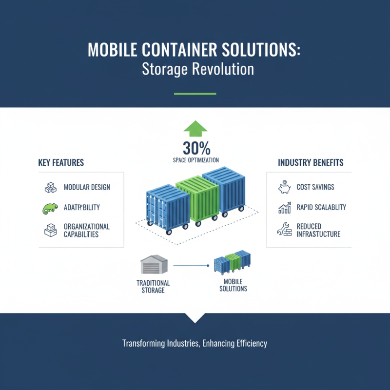 Top Mobile Container Solutions for Efficient and Flexible Storage Options