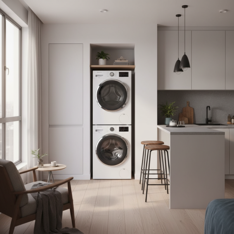 Top Benefits of Stacking Washer Dryers for Small Living Spaces