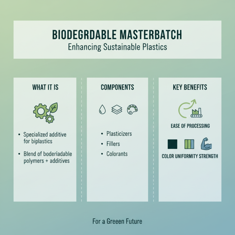 Understanding Biodegradable Masterbatch: Benefits, Applications, and Innovations