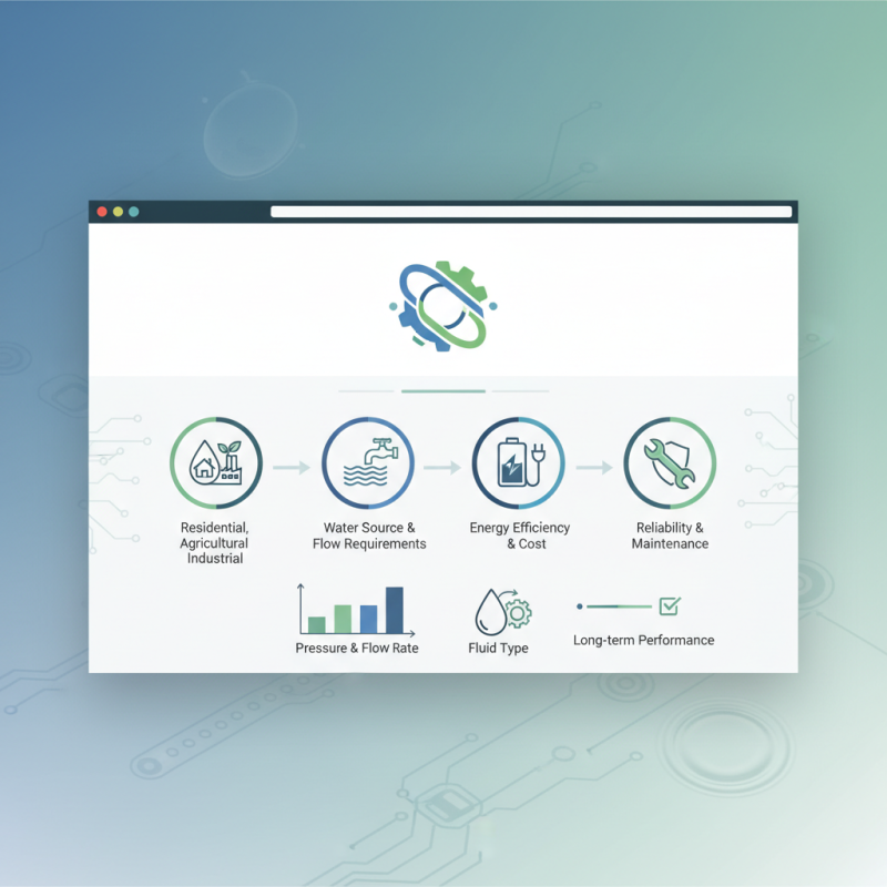 2025 Guide: How to Choose the Right Water Pump System for Your Needs