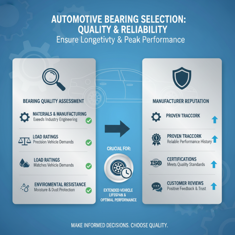 Essential Tips for Choosing the Right Automotive Bearings for Your Vehicle
