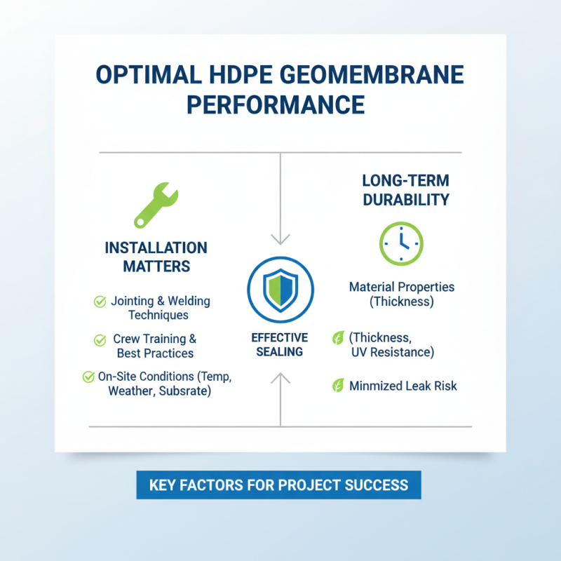 How to Choose the Right HDPE Geomembrane for Your Project Needs