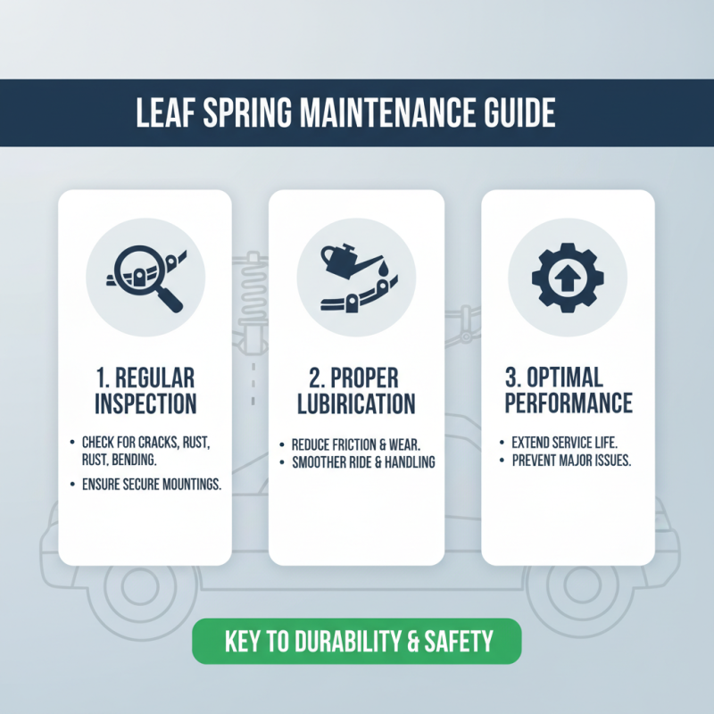 How to Replace and Maintain Center Bolt Leaf Spring for Optimal Performance