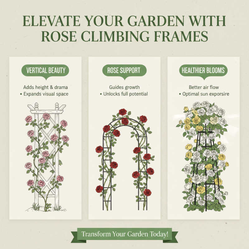 Top 10 Rose Bush Climbing Frames for a Stunning Garden Display