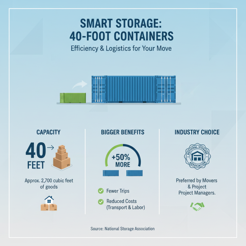 Why Choose 40 Foot Storage Containers for Your Next Move or Project