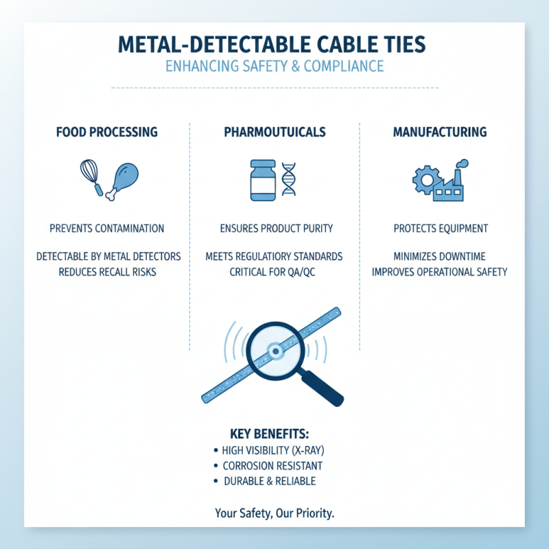 2025 Top Metal Detectable Cable Ties for Safety and Compliance in Industries