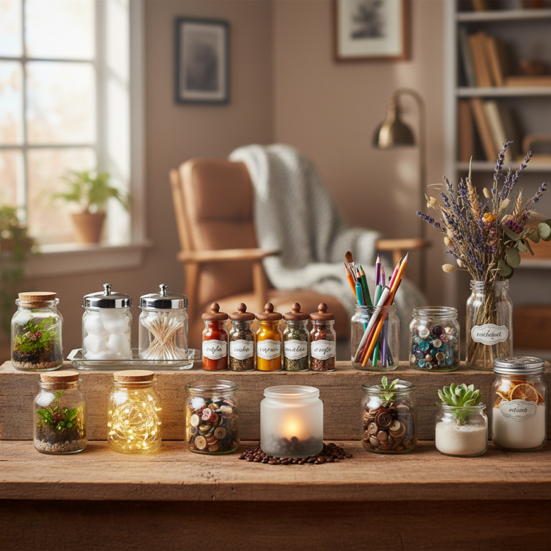 Top 10 Creative Uses for Small Glass Jars in Your Home Decor