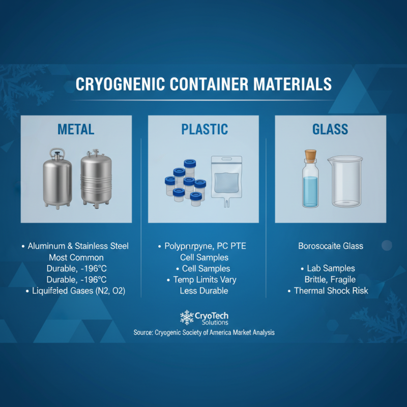 How to Choose the Right Cryogenic Containers for Your Storage Needs