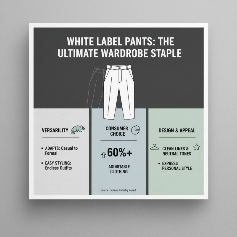 What are White Label Pants and Why They Are the Best Choice for Your Wardrobe