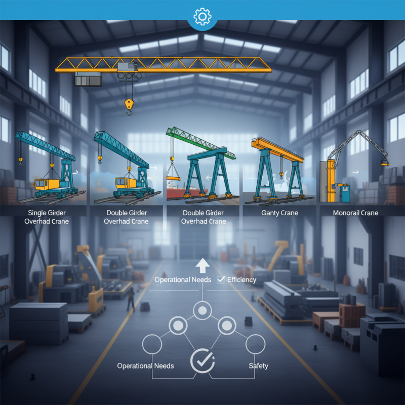 Top Overhead Crane Types: Choosing the Right One for Your Needs