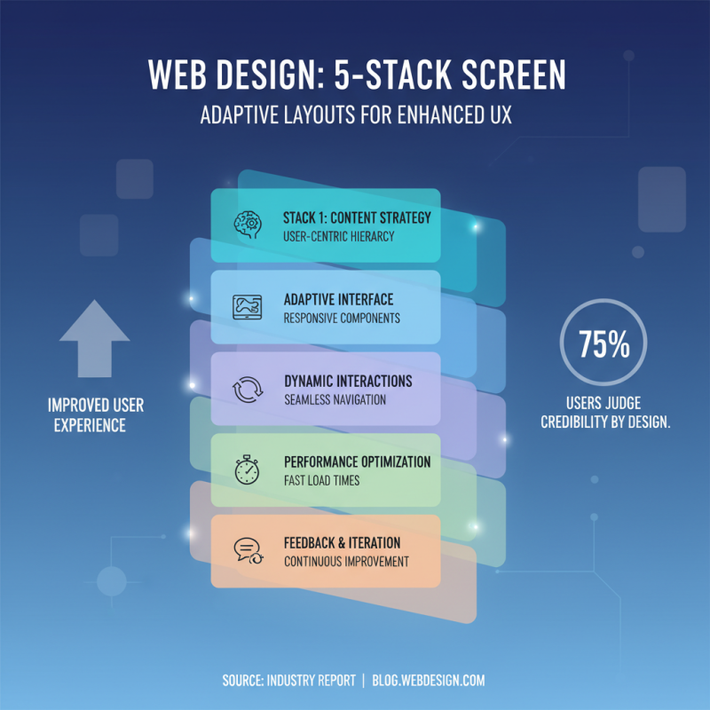 How to Create a 5 Stack Screen for Dynamic Website Layouts