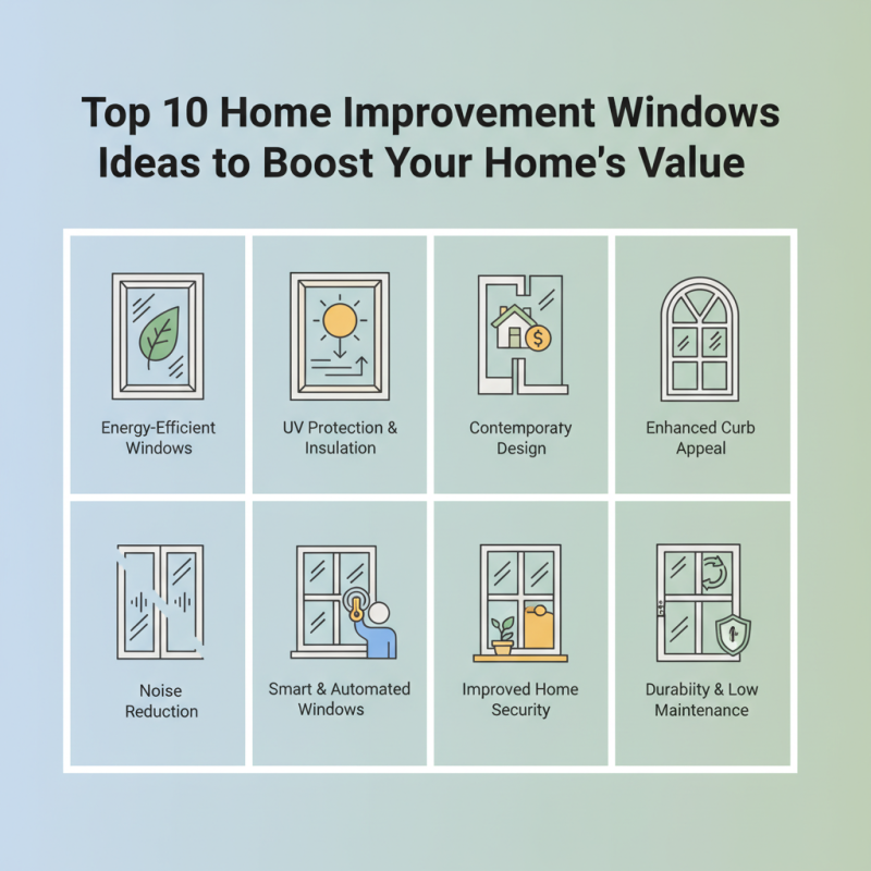 Top 10 Home Improvement Windows Ideas to Boost Your Home's Value