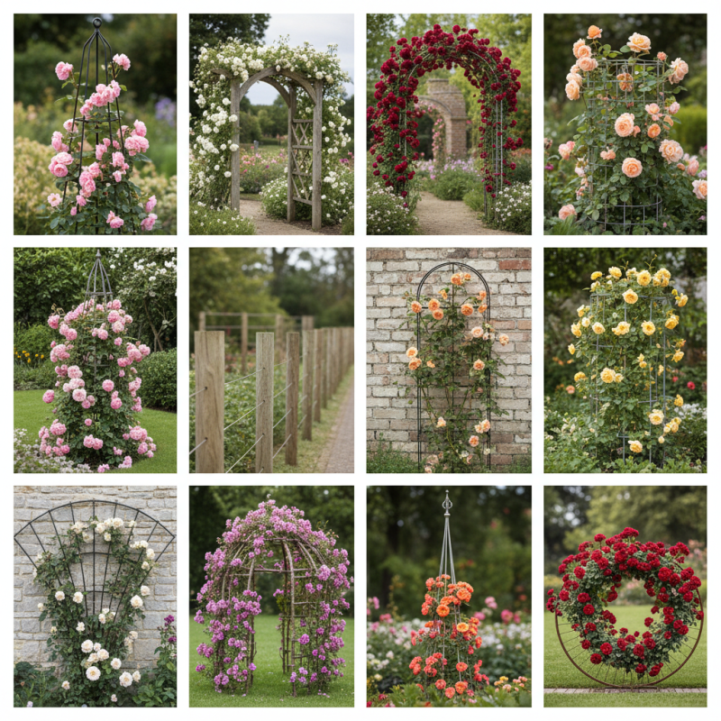 Top 10 Rose Bush Climbing Frames for a Stunning Garden Display