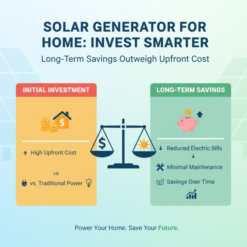 Why You Should Consider a Solar Generator for Your House Today