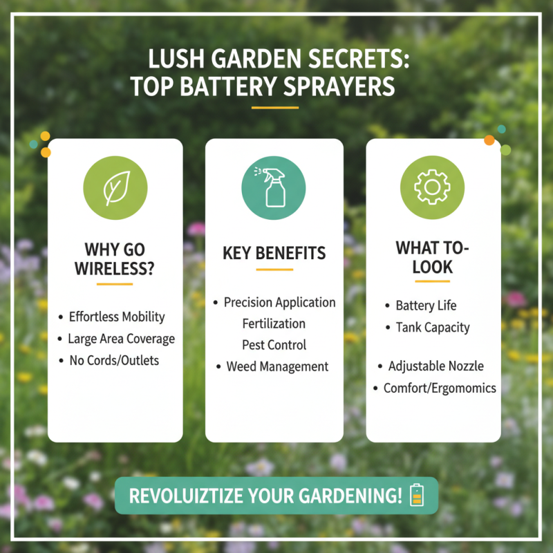 Top 10 Battery Garden Sprayers to Make Your Gardening Effortless
