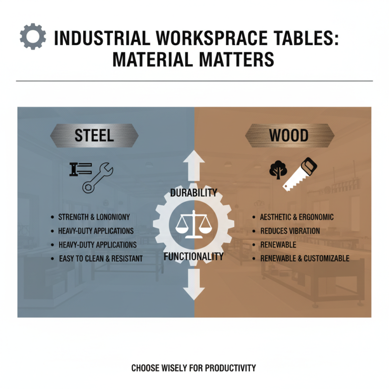 2025 How to Choose the Perfect Industrial Table for Your Workspace Needs