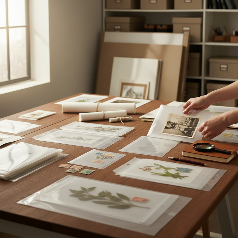 How to Use Glassine Envelopes for Safe Storage and Presentation of Items