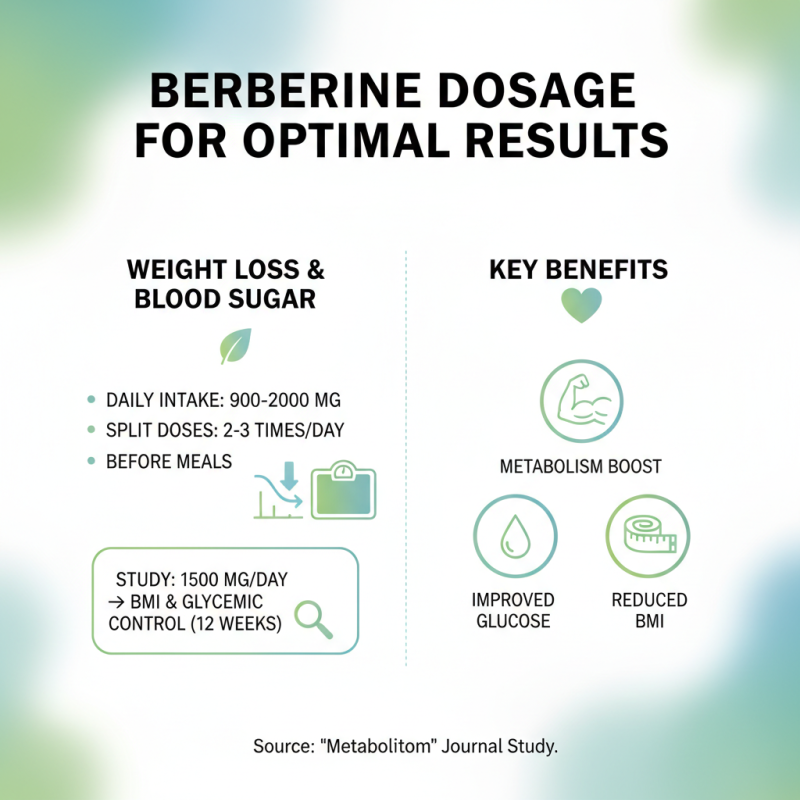 How to Use Berberine for Weight Loss and Blood Sugar Control
