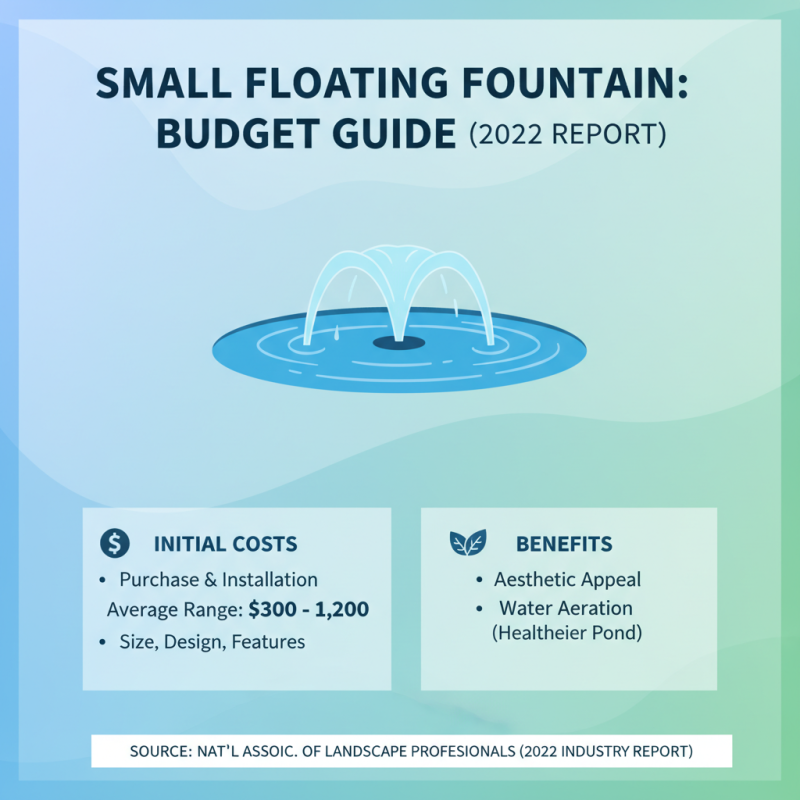How to Choose the Best Small Floating Fountain for Your Pond