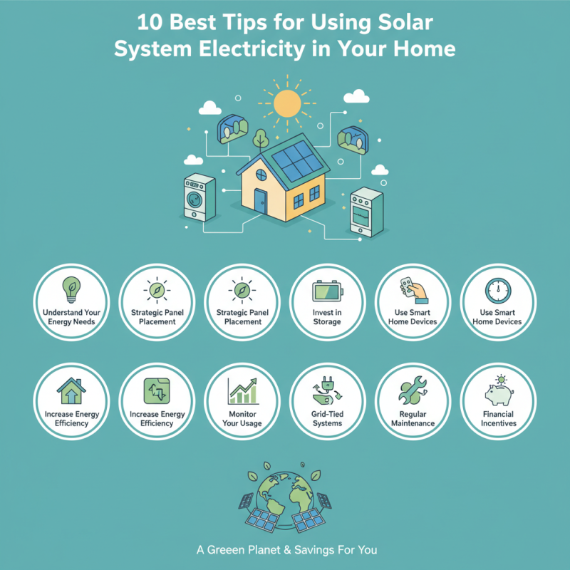 10 Best Tips for Using Solar System Electricity in Your Home