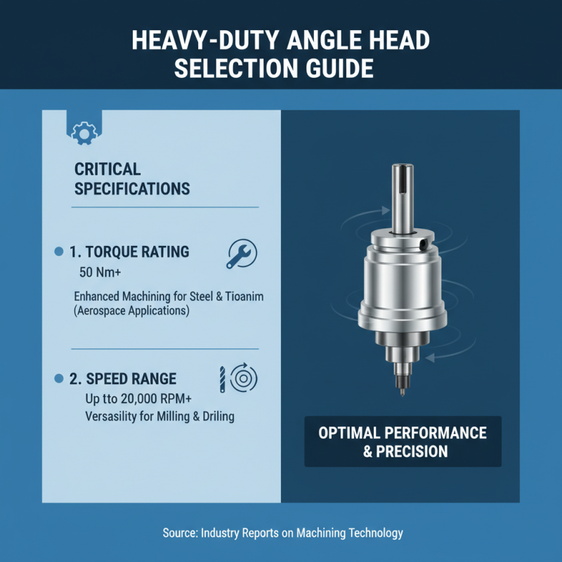 How to Choose the Best Heavy Duty Angle Head for Your Machining Needs