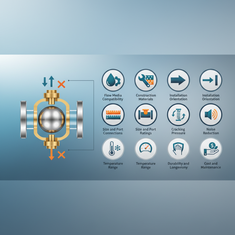 10 Essential Tips for Choosing the Right Ball Check Valve for Your Project