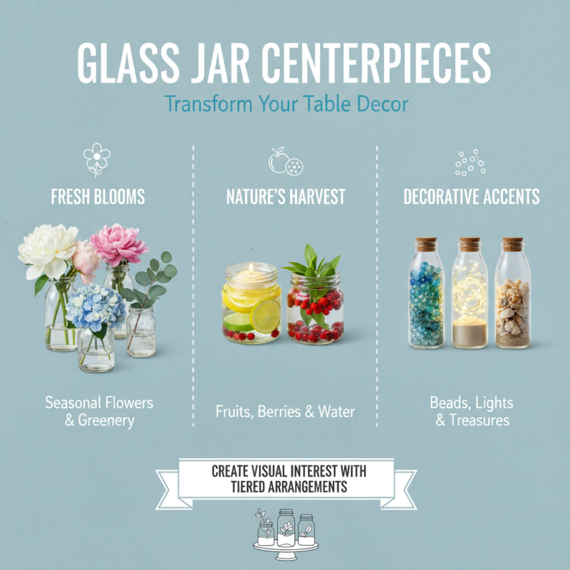 Top 10 Creative Uses for Small Glass Jars in Your Home Decor