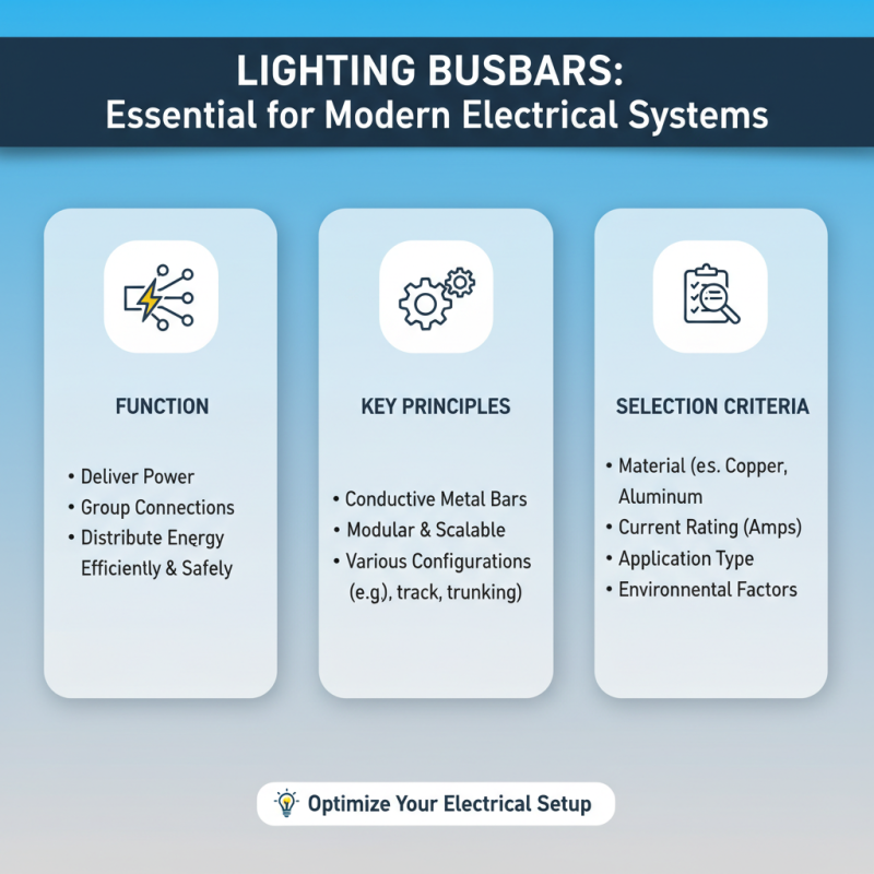 How to Choose the Right Lighting Busbar for Your Electrical System