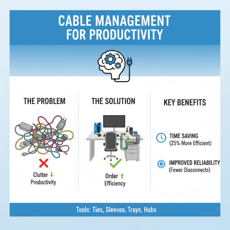 Why Cable Management is Essential for a Tidy and Efficient Work Environment