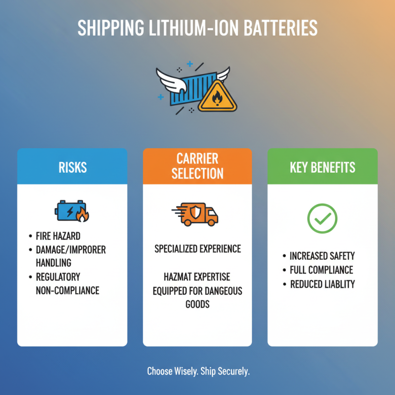 Essential Shipping Tips for Safe Transport of Li Ion Batteries