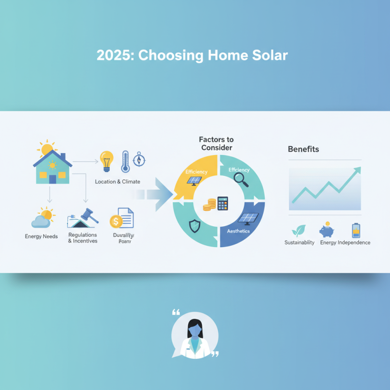 2025 How to Choose the Best Solar Panels for Your Home
