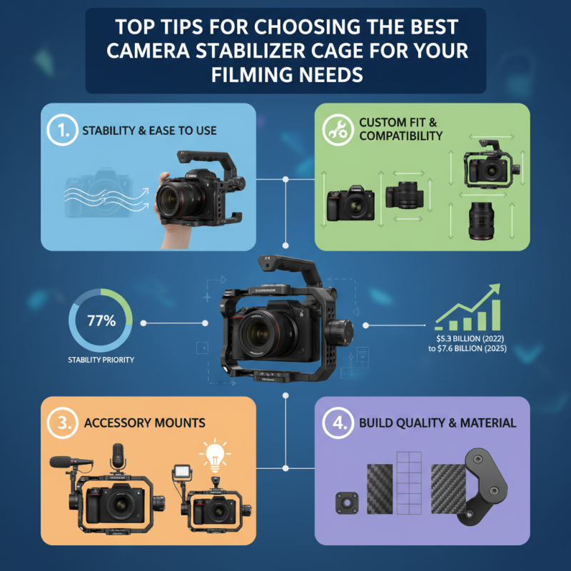 Top Tips for Choosing the Best Camera Stabilizer Cage for Your Filming Needs