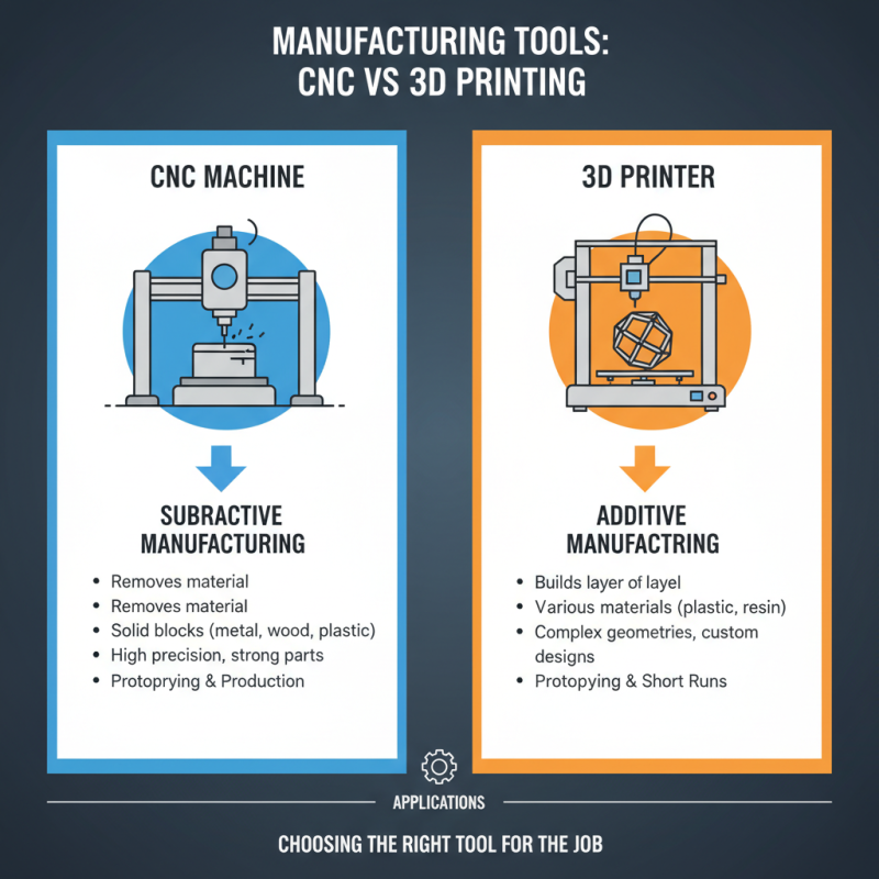 What is the Difference Between CNC Machine and 3D Printer for Beginners