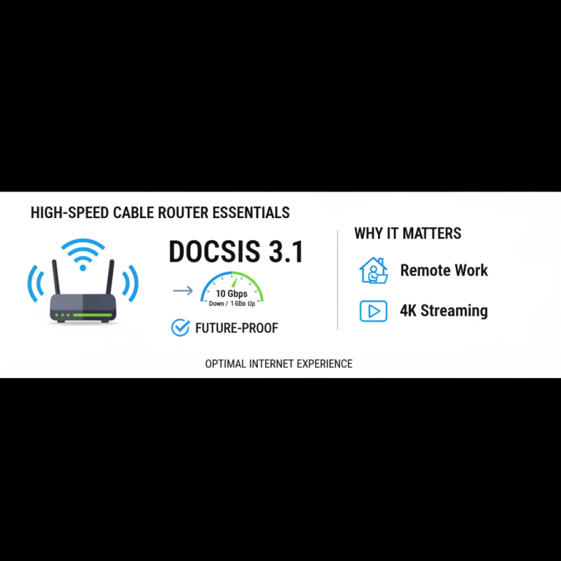 Top Cable Router Features You Need to Know for Faster Internet Connection