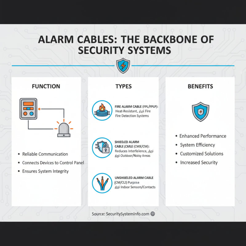 What is Alarm Cable? Understanding Types, Uses, and Installation Tips