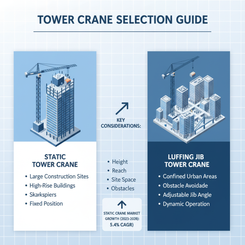 How to Choose the Right Tower Crane Rental for Your Construction Project
