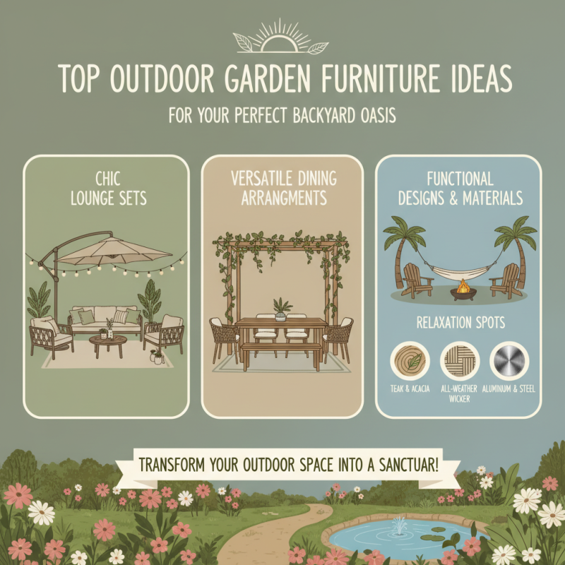 Top Outdoor Garden Furniture Ideas for Your Perfect Backyard Oasis