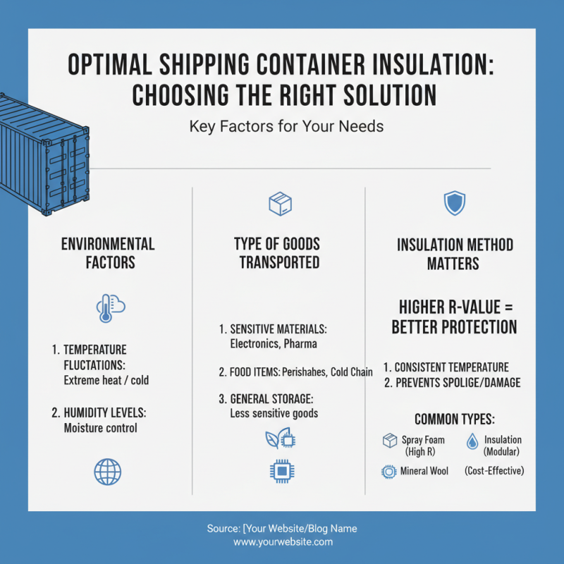 How to Choose the Best Shipping Container Insulation for Your Needs