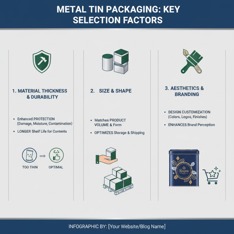 How to Choose the Right Metal Tins for Your Packaging Needs