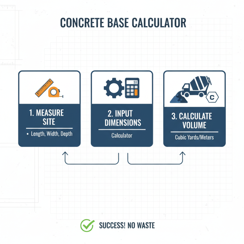 2025 How to Use a Concrete Base Calculator for Accurate Project Measurements