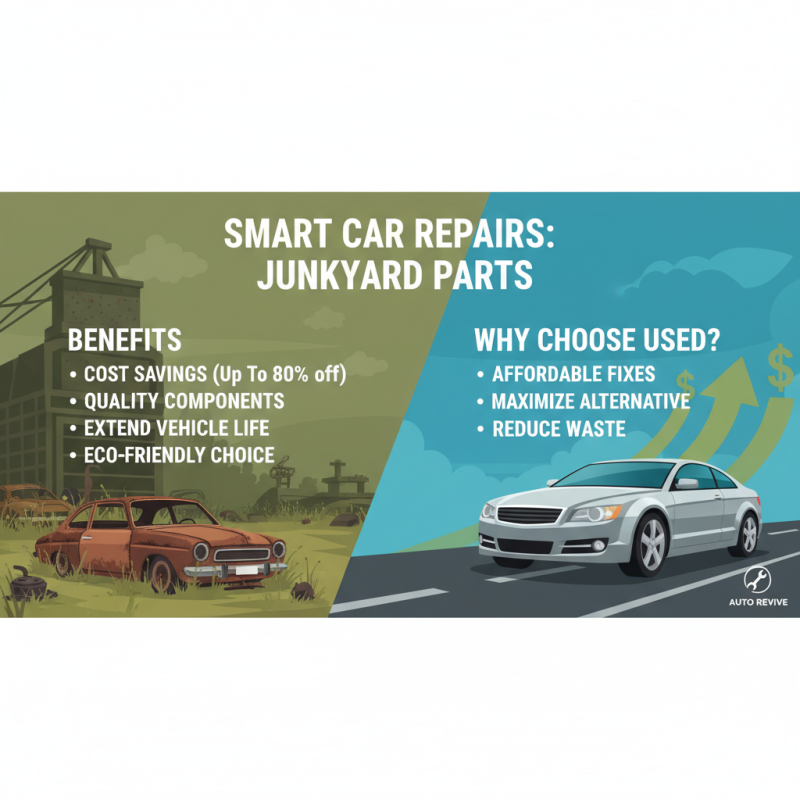 Why Choose Junkyard Auto Parts for Your Next Vehicle Repair